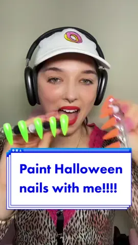 How long do you think these took?! 🎃#heinzhalloween#spooktember #spookynails #pressonnails #halloweennails #halloweennailart @sanrio #fypシ #xyzbca#fy