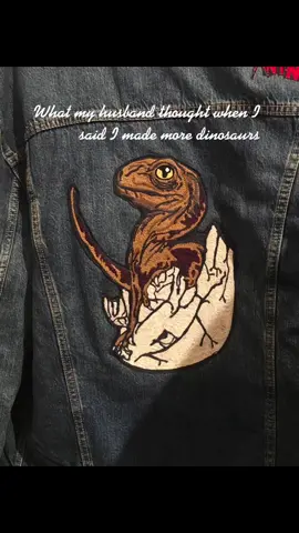 Yes I made Dino Nuggets, no I don’t feel shame. #SmallBusiness #embroidery #ZFlipClackdown #art #sewing #jurrasicpark #dinosaur #nuggets #dinonuggets