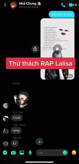 Rap mà răng môi lẫn lộn luôn #lalisa #lalisachallenge #khongvuicungcuoi