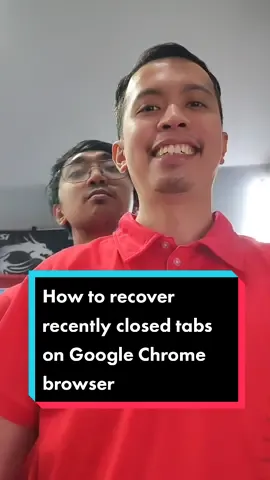 Accidentally closed a tab on your google chrome browser? Here's a quick fix on that! #thatshowyoufixthat #gaming