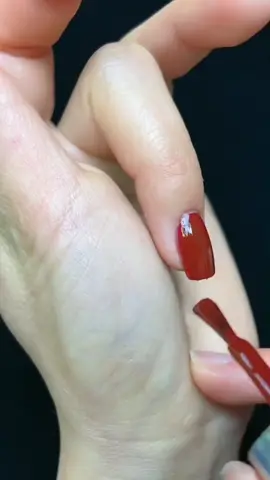 Nail heart with bow design tip ♥️🎀