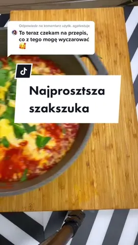 Odpowiedz użytk. @agatestuje Najprostsza szakszuka #keto