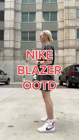 Outfit of the day with some Atlanta ambience #nikeblazer #nikestyle #nikeblazermid77 #outfitinspo