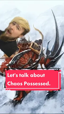 The chaos space marine possessed sacrifice everything for power! #warhammer #warhammer40k #rpg #ttrpg #tabletop