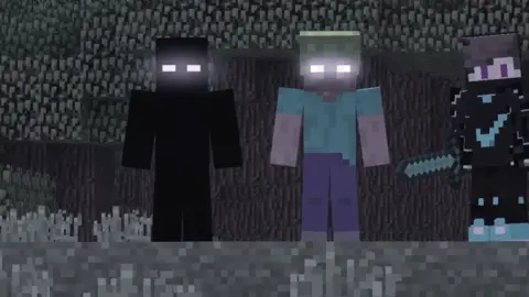 It’s good that I’m not their enemy 😎 #Minecraft #minecraftmemes #herobrine #null