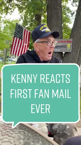 You may need some wholesome in your life. Kenny opens his first ever fan mail. #kennyscooter #fanmail #fyp #fypシ #viral #scooter #veteran #ellenshow