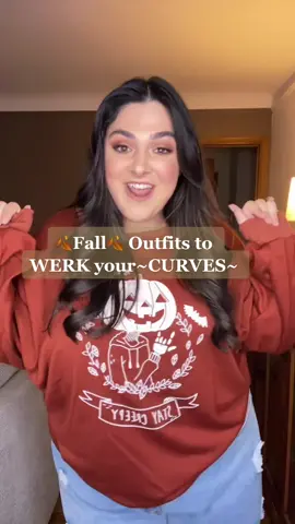 Sometimes feeling confident is taking risks with your style! Wear what makes you feel the best🤍 outfits linked in the bio ✨ #plussize #fallfashion