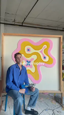 Rugs coming out this week 🤍 follow ig for updates 🥺🌈 #rugs #rugmaking #tufting