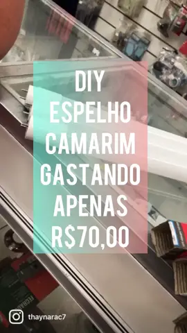 #DIY #espelhocamarim