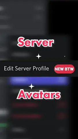 new feature for nitro subscribers: server avatars #discord