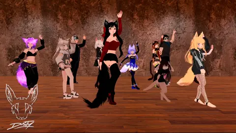 I taught a cha-cha fusion choreography class in virtual reality. My students make me so proud ❤️ Check out the dance and tutorial on my YouTube channel! #VR #VRChat #dancechallenge #virtualreality #dance #dancers #choreography #ballroom