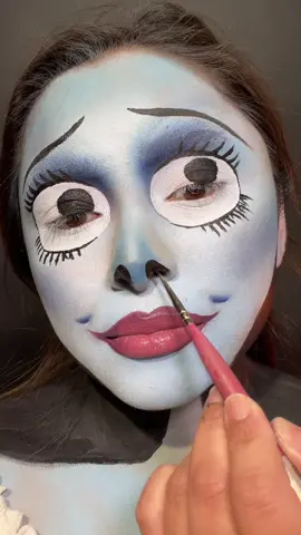 Happy October the 1st!!! #corpsebride💙 #corpsebride #halloween2021 #halloweenmakeup #halloweenlook #TakeTheDayOffChallenge #fyp #viraltiktok