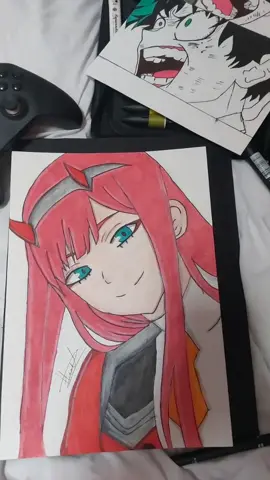 zero two 🥰#dralinginfranxx #zerotwo #02 #fyb #mangas #anime #draw