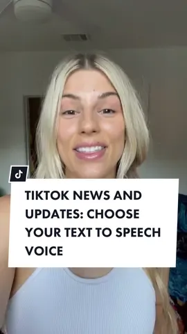 TIKTOK NEWS AND UPDATES: CHANGE THE TEXT TO SPEECH VOICE ✨ #TextToSpeech #texttospeechvoices #tiktokupdate #tiktokupdates #newfeature