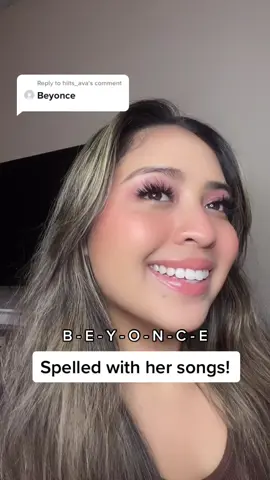 Reply to @hiits_ava  Reply to @hiits_ava this one my lowkey hard lol I thought I knew my Beyoncé #beyonce #fyp #spelling #sing#VoiceEffects