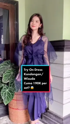 Try-On Daisy in Navy 190K/ set #fyp #foryoupage