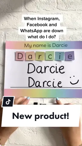 Available on my website now! 🤣 #instagramdown #instagram #namerecognition #namelearning #writename #earlyyearsteachers #earlyyearsideas