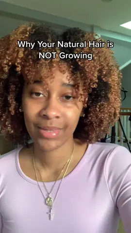 Trust me.. I learned the hard way. Free hair growth guide, link in bio. #naturalhairgrowth #lengthretention #naturalhairtips