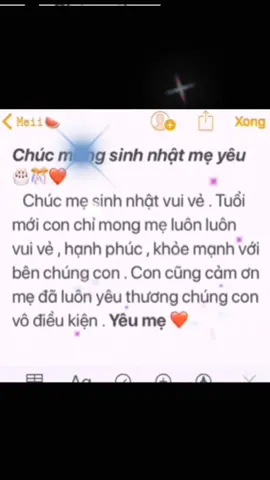 Chúc mừng sinh nhật Mẹ yêu ❤ #conchucmesinhnhatvuive