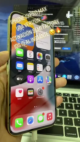iPhone 13 Pro Max Usa Verizon 🇺🇸Activación Semi FactoryiOS 15 al instante 😉🔥#unlock #iphoneunlock #iphone13promax #rsim