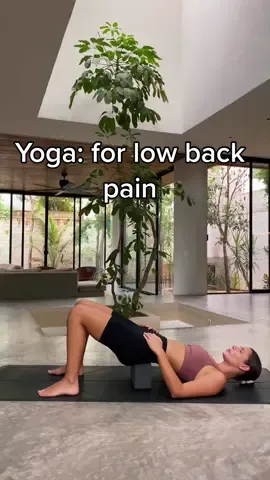 Love me a restorative bridge #yogateachersoftiktok #yogaforbackpain