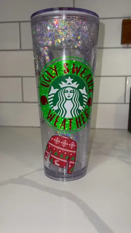Christmas cups that I have been working on. #christmas #starbucks #snowglobetumbler #snowglobestarbuckscup