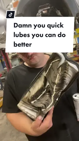 We call out the quick lube and oil change hot spots #filtersgohandtight #air #filter #mechanic #hillarious #powerstroke #duramax #technician #Tech