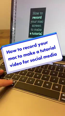 How to record your Mac to make a tutorial video for social media #LearnOnTikTok #tutorial #designeducation #mactips #adobetips #graphicdesign #teacher