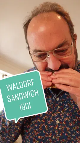 Waldorf Sandwich (1901) #fyp #snadwichesofhistory