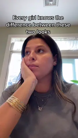 The two most common looks girls give 😂 #trendingtiktoks #twolooks #sideeye #smirkface
