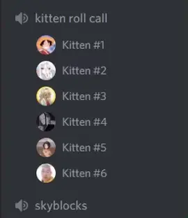 we take our nightly kitten role call very seriously 😤 #discord #discordkitten #mommysorry #mommy