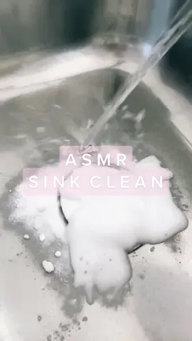 Satisfying ASMR sink clean 🎙🤤😍 #sinkclean #asmr #satisfying #asmrsounds #clean #cleaning #cleanwithnessa #cleaningtiktok #CleanTok