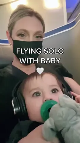Fly with us! First time flying alone with my 11 month old baby. #travelvlog #flyingwithababy #babytravel #traveltiktok #fypシ