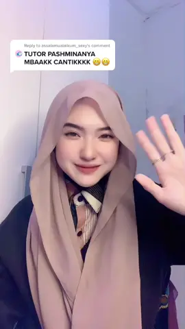 Reply to @assalamualaikum_sexy  done aku bikinin #pashminaceruty #tutorialpashmina