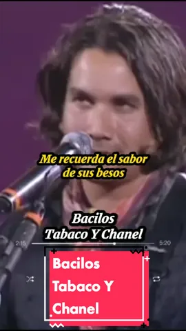 Bacilos - Tabaco Y Chanel #bacilos #tabacoychanel #musicaespañol #musica #parati #lyrics #letrasdecanciones #popenespañol #nostalgia #chanel #fyp #fypsounds #fypシ