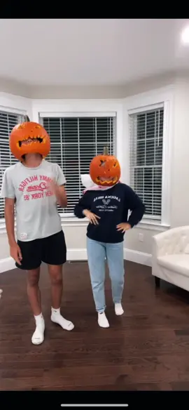 it’s the fact we couldn’t see what we were doing and i had a trash bag on my head for me #blooper #firsttake #pumkinheadchallenge @antoniodezz