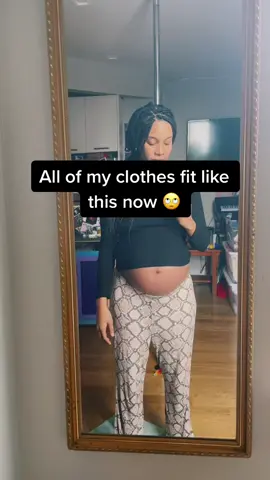 Maternity clothes for 2 months? Or never leave the house again..? #thirdtrimester #30weekspregnant #blackmomsoftiktok #StudentSectionSauce #fyp