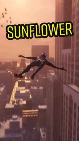 More of a slower, chilled out swinging video this time. #spiderman #milesmorales #fyp #foryou #postmalone #nyc #edit #ps5 #nwh #spiderverse #newyork