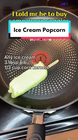 So, is ice cream popcorn a green veggie? 🤔 But it’s not even green! 😂 #homecook #Recipe #popcorn #asmrfood #foodtiktok #vegan #dessert #food #comfortfood #snack #Foodie #EasyRecipe