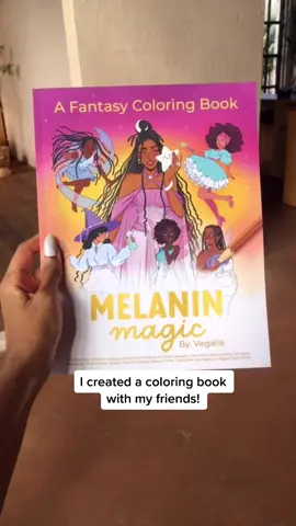 Physical & digital books are n my bio! We wanted more representation so we created 35 different magical beings for the coloring book #melaninmagiccb