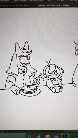 i like her #deltarune #krisdeltarune #asrieldreemurr #undertale