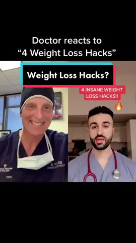 #duet with @dr_idz cap game: weight loss hacks - he was joking of course to make an important point #weightloss #loseweight #weightlosshacks