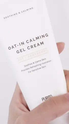 Enjoy the sound and the lightweight clear texture of the Oat-in Calming Gel Cream! 👀✨ #purito #oatgelcream #puritocream