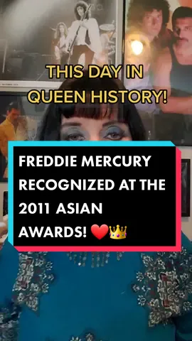10/18/2011- 👑❤ #Queen #freddiemercury #queenband #BrianMay #asianawards #queenhistory #QueenFan #jerbulsara