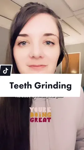 One way to lower anxious feelings, notice when you’re grinding your teeth. 😬 #MentalHealthAwareness #TairaTalksTherapy #MentalHealthMatters #TikTokTherapist #teethgrinding