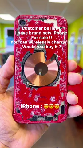 When they say: it’s only a week old #iphone and mint condition in the box 😂 #fypシ #foryou #foryourpage #apple #ct #igotchu #TargetHalloween #funny