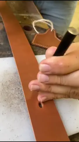 DIY Easy Leather Belt