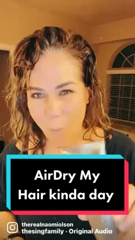 Air dry every once in a  while! It does wonders on the health of your hair!!! Follow for more tips!#hairtiptuesday #momsover40 #airdrycream #hairstyle