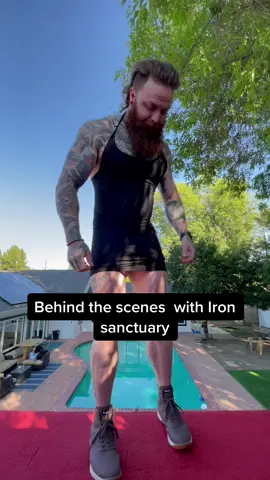 Behind the scenes with @ironsanctuary
