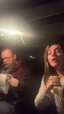 When you see your daughter doing a tiktok in your car.